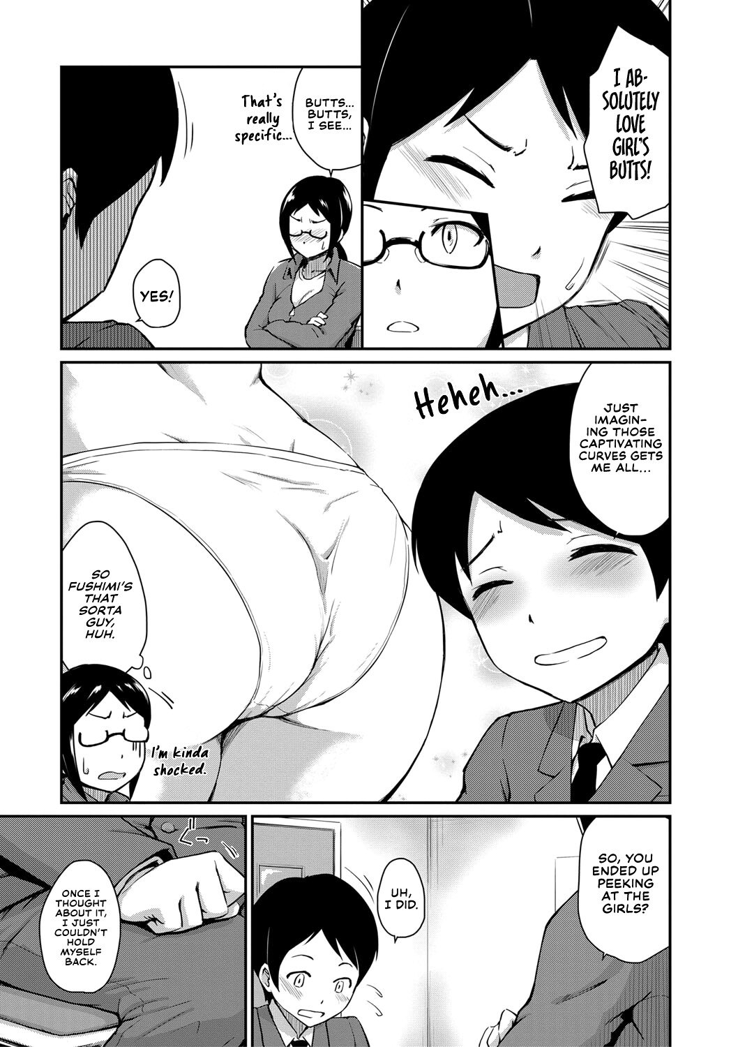 Hentai Manga Comic-I Love Butts.-Read-140